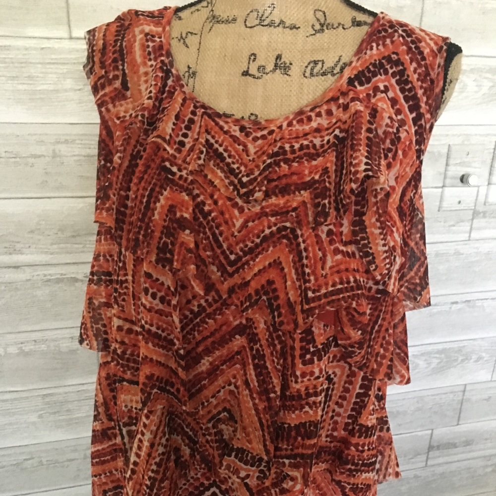 Apt. 9 Layered knit sleeveless blouse